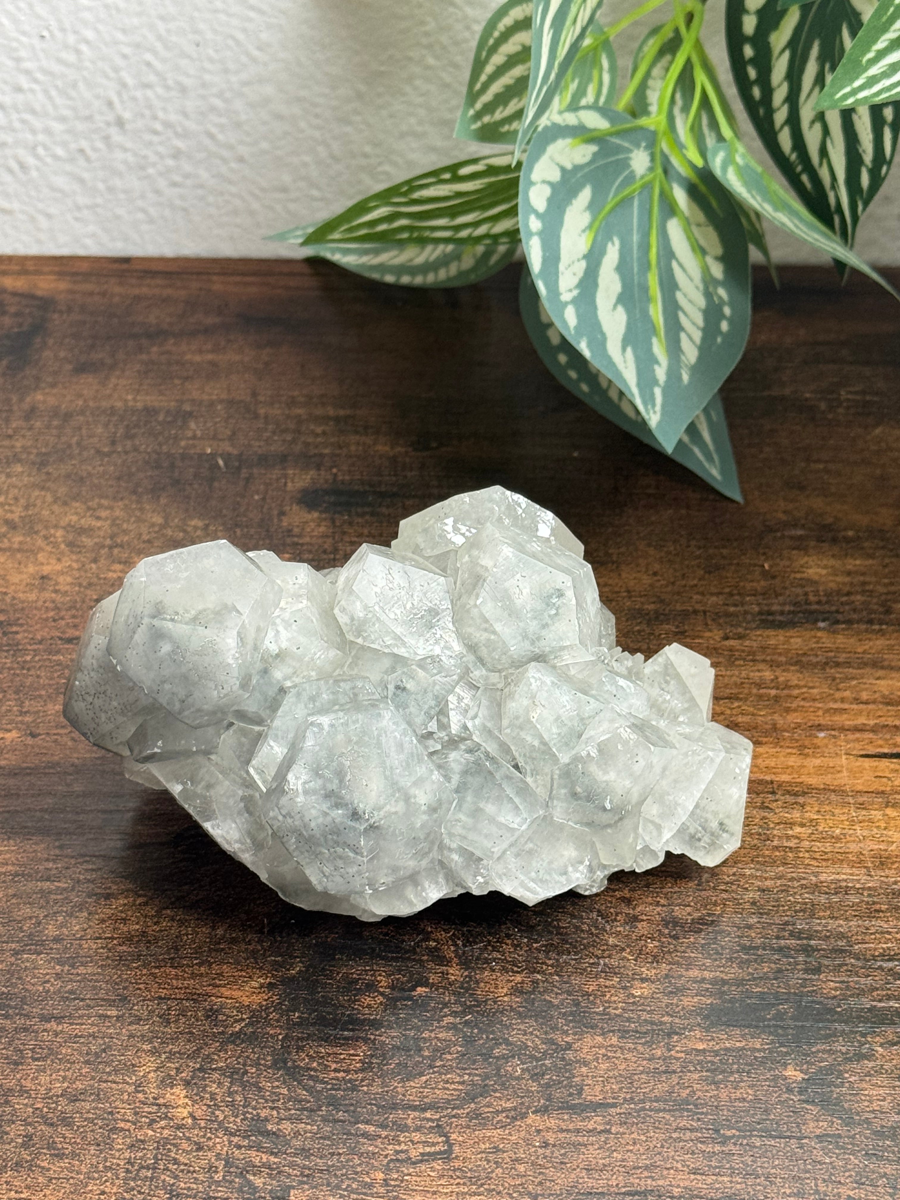 Octahedron calcite w/pyrite