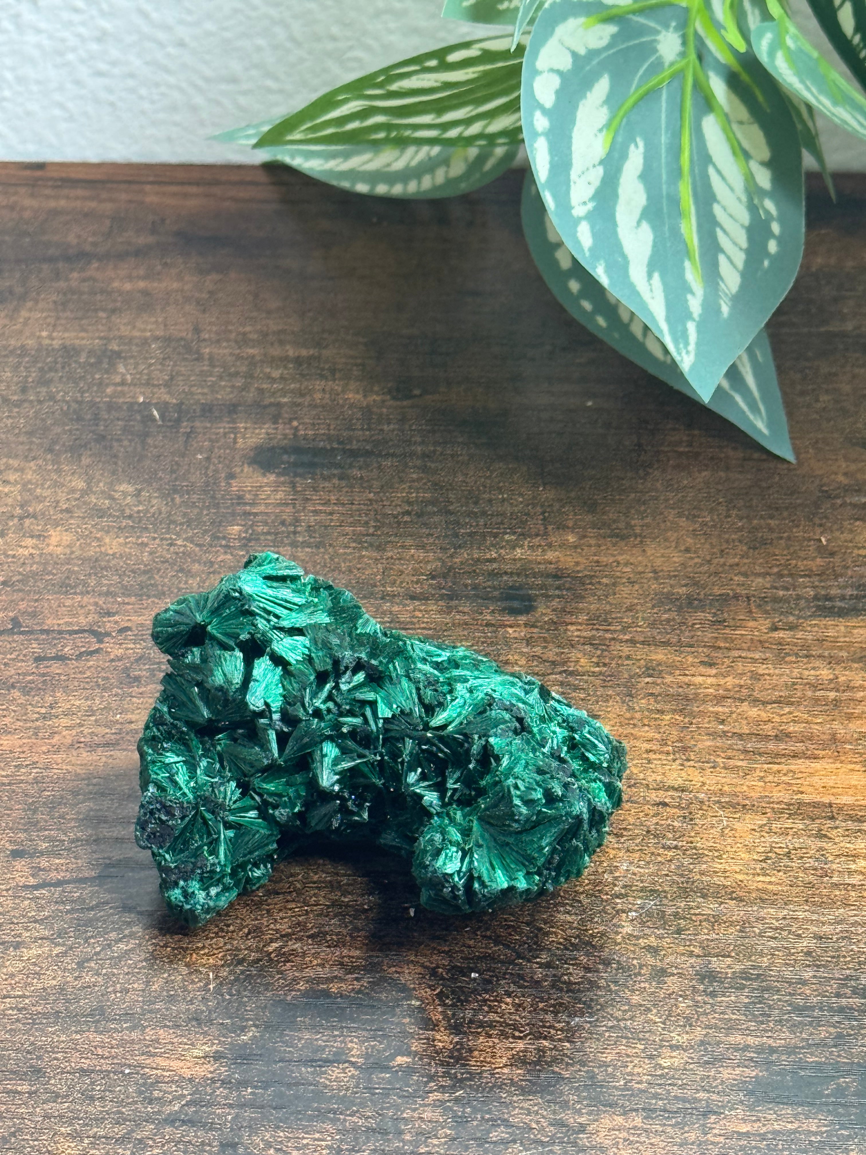 Malachite fibrous