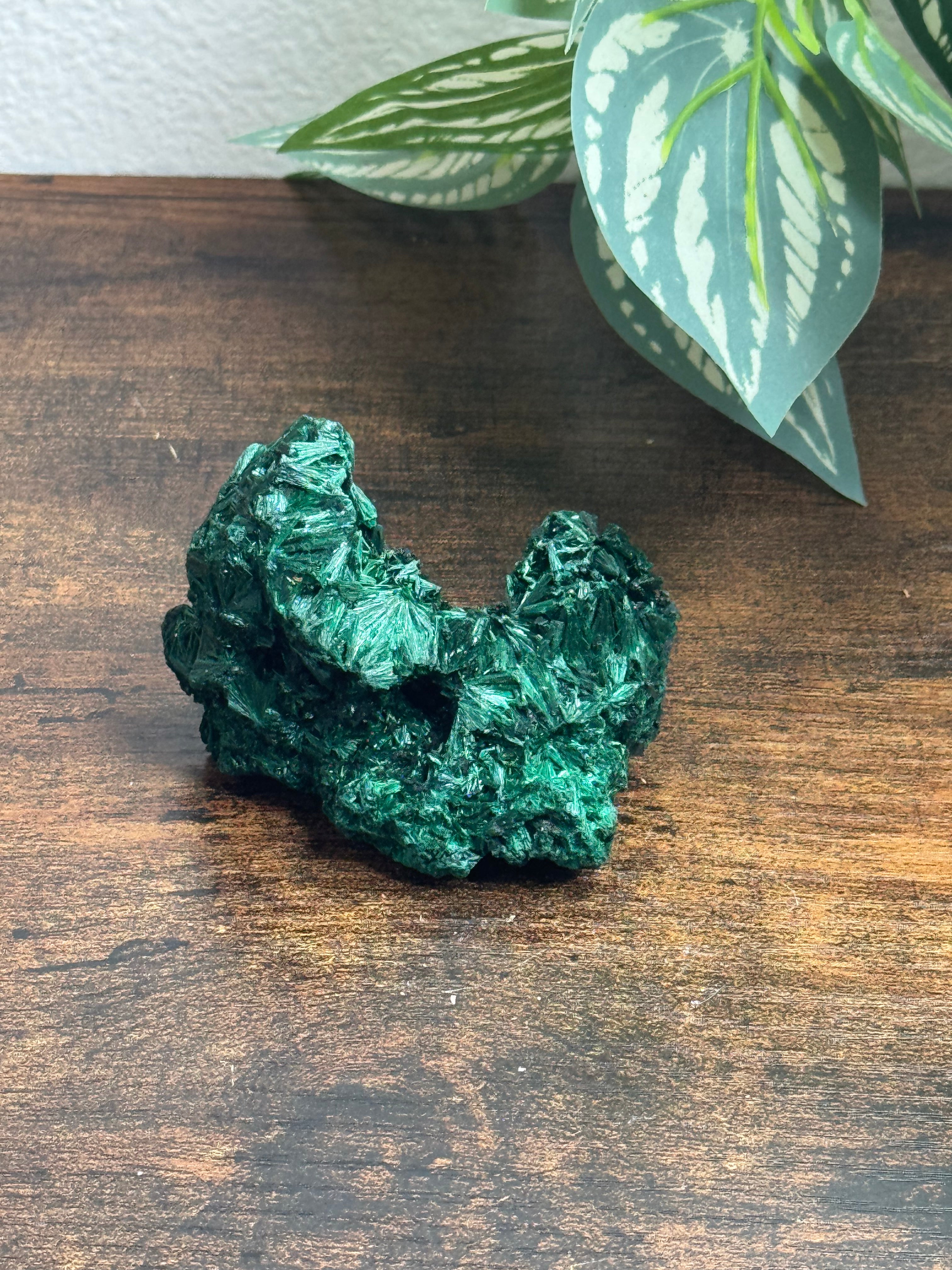 Malachite fibrous