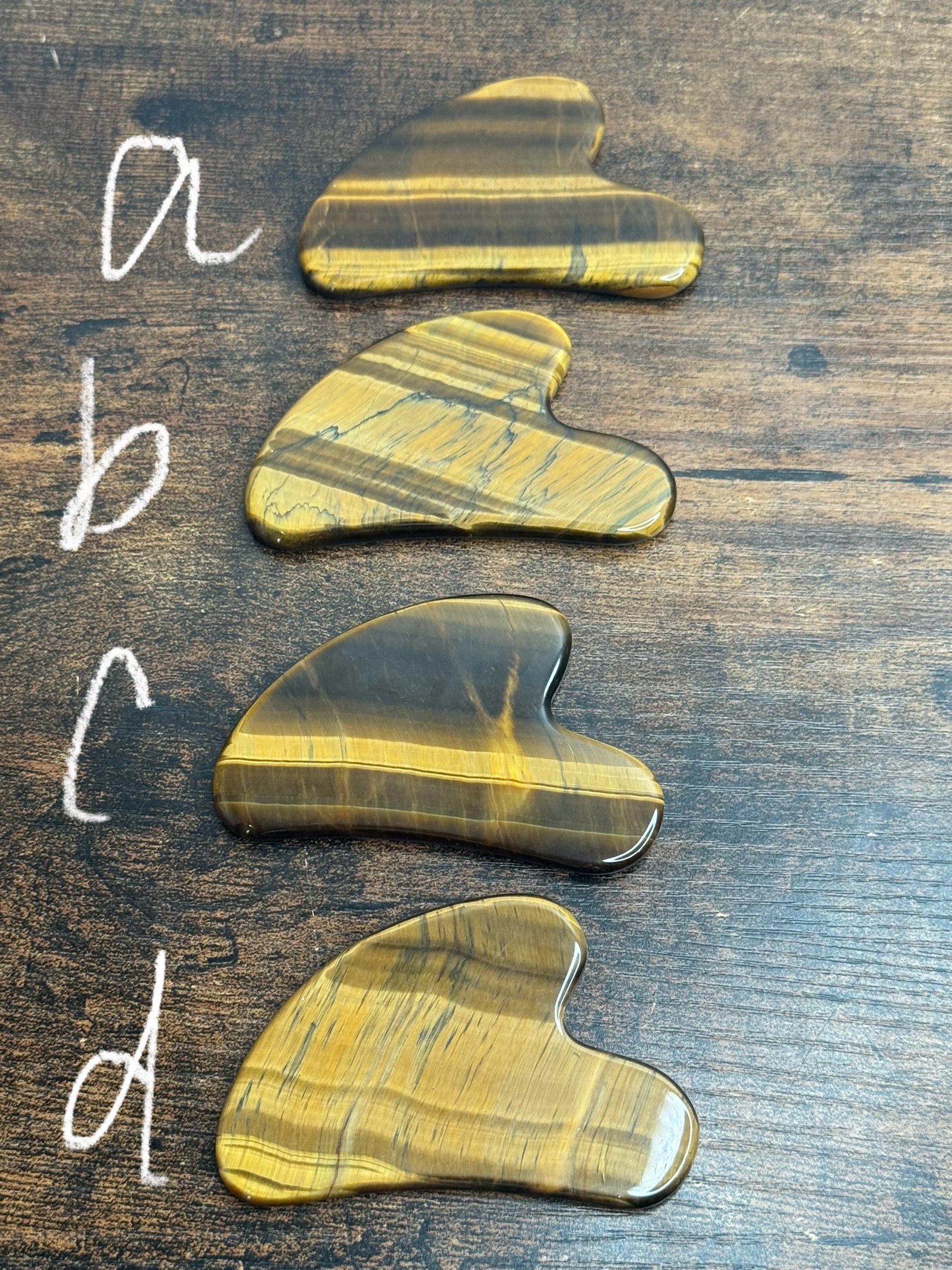 Tigers eye gua sha