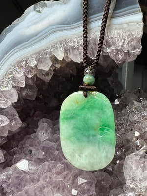 Burmese Jade lotus rooster
